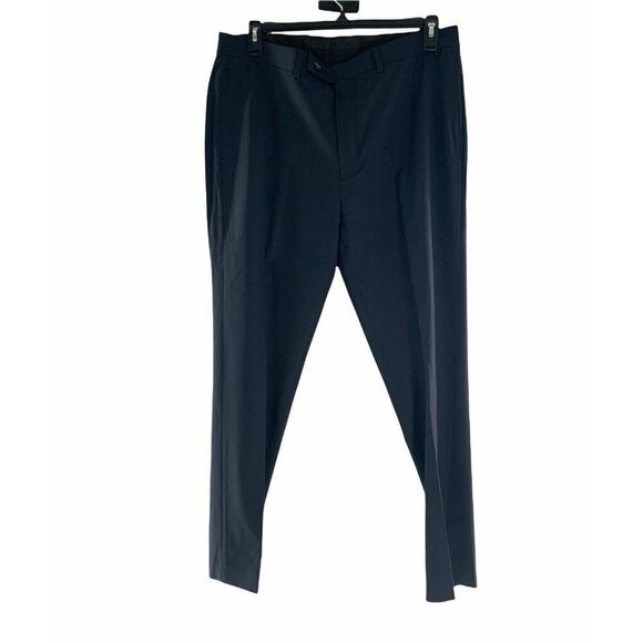 Calvin Klein Pants Mens 38x32 Straight Leg Wool Casual Pull On Comfort Casual - Picture 1 of 7
